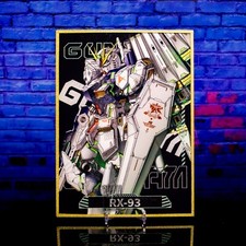 RX-93 v Nu GUNDAM Superfície Acrílica Premium Superfície Cartão Glitter Tela em Moldura comprar usado  Enviando para Brazil