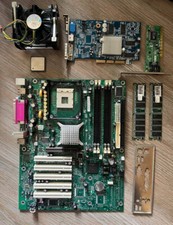 Soquete Intel D865PERL 478 + P4 2.4GHz + RAM 512MB + R9200 64MB +LAN + escudo de E/S comprar usado  Enviando para Brazil
