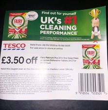 5xtesco voucher fairy for sale  NEWTON-LE-WILLOWS