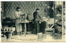 Cpa angoulême faïencerie d'occasion  Hérouville-Saint-Clair