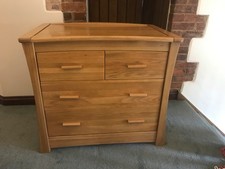 Oak chest drawers for sale  RUGBY