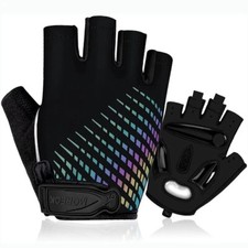 Luvas de ciclismo meio dedo 5 mm gel luvas de bicicleta antiderrapantes novas comprar usado  Enviando para Brazil