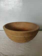 ADORÁVEL TIGELA DECORATIVA GRANDE DE MADEIRA PARA COZINHA DE LATICÍNIOS 14,5 "DIÂMETRO comprar usado  Enviando para Brazil