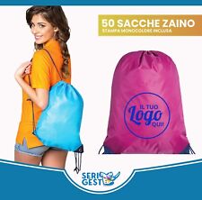 Sacca zaino personalizzata usato  Verbicaro