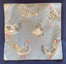 Chicken print cushion for sale  SAXMUNDHAM