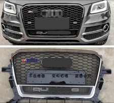 Para 2013-2016 Audi Q5 RS SQ5 para-choque dianteiro grade de malha prata superior comprar usado  Enviando para Brazil