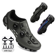 Sapatos de ciclismo masculino carbono velocidade tênis bicicleta montanha SPD chuteiras calçados comprar usado  Enviando para Brazil