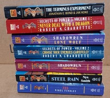 Shadowrun Vintage Paperback Book Lot of 7 ROC Fantasy /Sci-fi, usado comprar usado  Enviando para Brazil