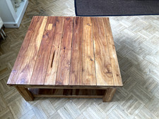 Couchtisch teak 90x90x45 gebraucht kaufen  München
