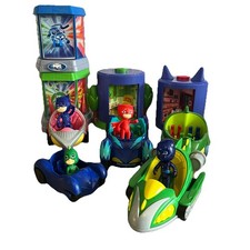 PJ Masks Lote a Granel Figuras Veículos Menino Gato Gekko Coruja Romeu Conjunto Brinquedos Disney comprar usado  Enviando para Brazil