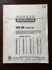 Howard rotaspreader spr100 for sale  BRISTOL