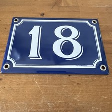 Plaque emaillee email d'occasion  Moyenmoutier