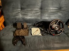 controlador de volante thrust master e pedais ligeiramente usados comprar usado  Enviando para Brazil