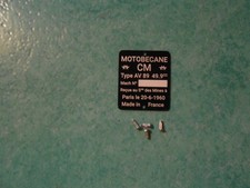Plaque mines motobécane d'occasion Plaque mines motobécane d'occasion  Corbeilles