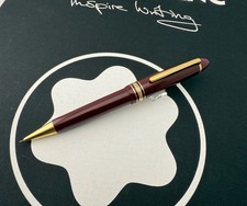 Autêntico Montblanc Meisterstuck nº Lápis mecânico folheado a ouro 167 Borgonha comprar usado  Enviando para Brazil