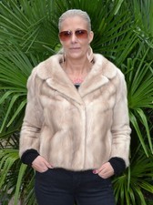 A5474 nerzjacke echt gebraucht kaufen  Krefeld