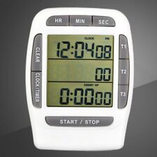 Temporizador LCD digital portátil 3 canais temporizador preciso acessório de laboratório comprar usado  Enviando para Brazil
