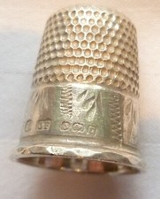 Silver thimble birmingham for sale  READING