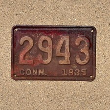 1935 connecticut license for sale  USA