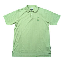 Camisa polo masculina de golfe Ballybunion Links Irlanda Adidas Climacool verde tamanho grande comprar usado  Enviando para Brazil