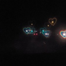 Heart diffraction glasses for sale  UK
