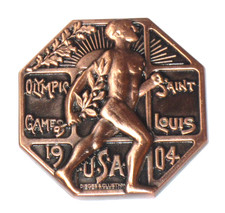 Medalla de participación para atletas en los Juegos Olímpicos de Verano de San Luis 1904 segunda mano  Embacar hacia Mexico