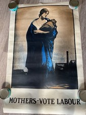 Labour party poster for sale  NEWPORT PAGNELL