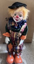 Porcelain music clown for sale  NORWICH