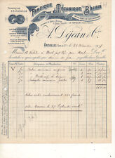 Facture 1915 fabrique d'occasion  Montluçon
