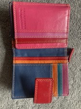 Multicolour leather purse for sale  BRIDPORT