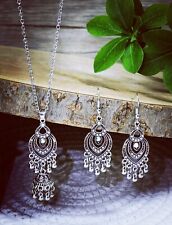 Silver jhumka rhinestone for sale  COVENTRY
