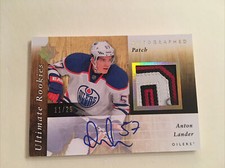 2011-12 ULTIMATE RPA ROOKIE 3 CORES PATCH AUTOGRAFADO ANTON LANDER #123 SP 11/25 comprar usado  Enviando para Brazil