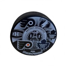 Usado, 2004 Maple Leafs vs Flyers Semifinais NHL Playoff Puck – Toronto Philadelphia comprar usado  Enviando para Brazil