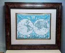Vintage map blue for sale  Pawtucket