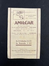 Amilcar automobiles paris for sale  BACUP