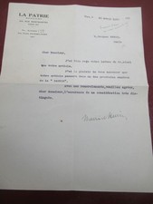 Maurice heim autographe d'occasion  Coulaines