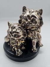 Statuetta gattini piedistallo usato  San Germano Chisone