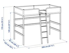 Metall hochbett ikea gebraucht kaufen  Mönchengladbach