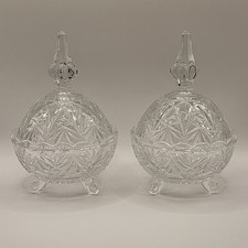 Pair vintage crystal for sale Pair vintage crystal for sale  LISKEARD