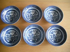 Churchill willow pattern for sale  NORWICH