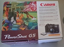Canon PowerShot G5 Digitalkamera 5,0MP 4x optischer Zoom OVP + weitere G5 comprar usado  Enviando para Brazil