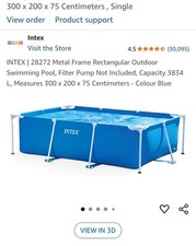 Intex 28272 rectangular for sale  LONDON