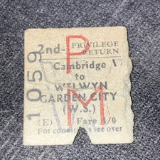 Half. railway. ticket for sale  SHIFNAL