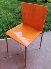 Set sedie arancioni usato  Roma