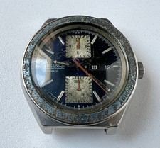 SEIKO 6138-0030 relógio cronógrafo automático vintage masculino mostrador azul KAKUME comprar usado  Enviando para Brazil