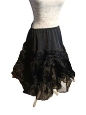 Black flared petticoat for sale  RUGELEY