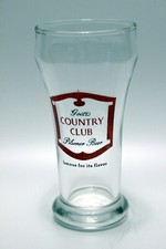 Usado, Copo de cerveja raro vintage Goetz Country Club Pilsener com bandeira vermelha - 5 oz. comprar usado  Enviando para Brazil