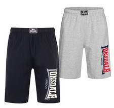 Lonsdale Classic Logo Jam Shorts Jogging Spodnie dresowe Czarne Szare Spodnie Regular-Fit na sprzedaż  Wysyłka do Poland