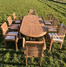 Brandneu teak gartentisch gebraucht kaufen  Versand nach Germany