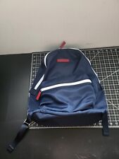 Mochila Tommy Hilfiger bolsa escolar azul marinho logotipo náilon bolsos com zíper comprar usado  Enviando para Brazil